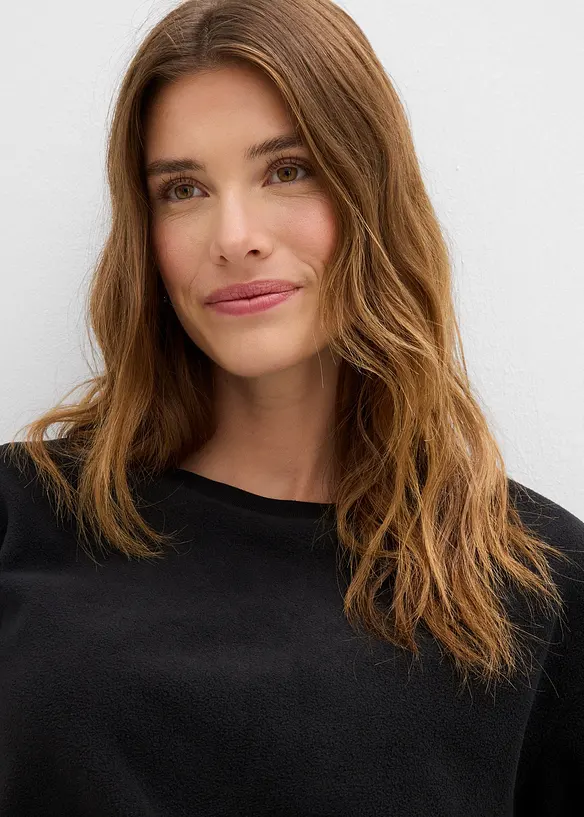 Warmes Fleece-Thermoshirt, bonprix