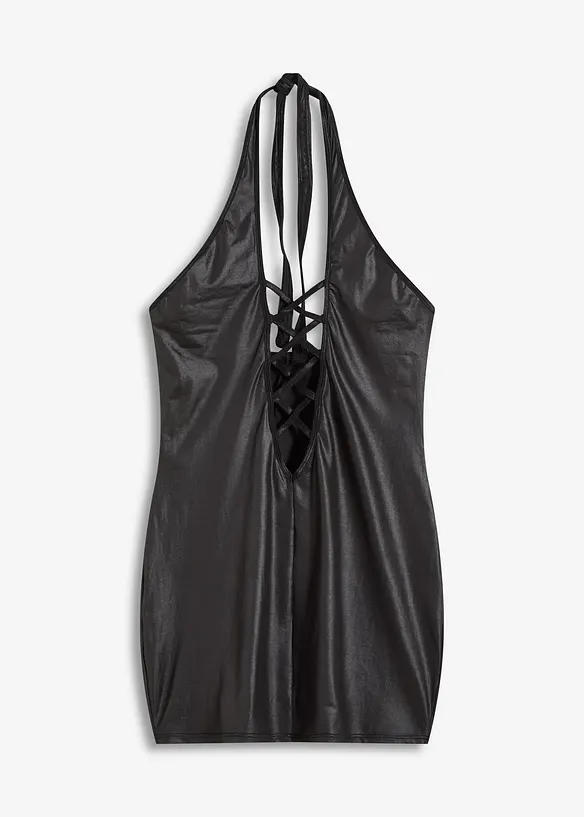 Neckholderkleid aus Wetlook, bonprix