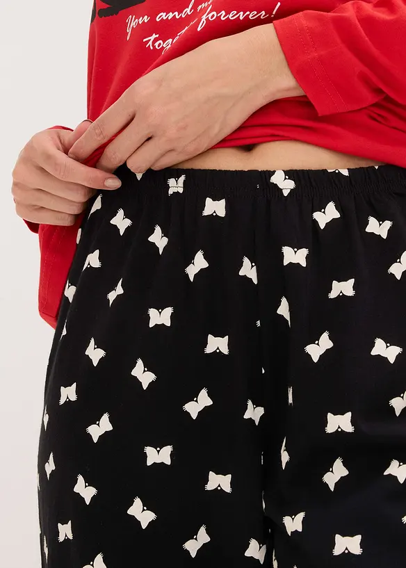 Pyjama mit Schlafmaske, bonprix
