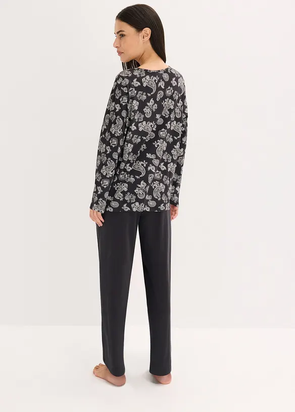 Pyjama aus reiner Baumwolle, bonprix