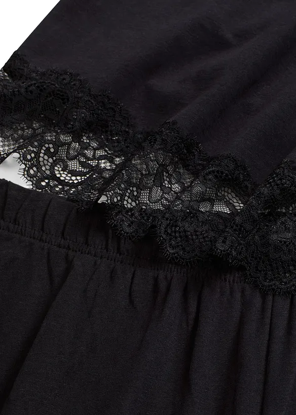 Pyjama orné de dentelle, bonprix