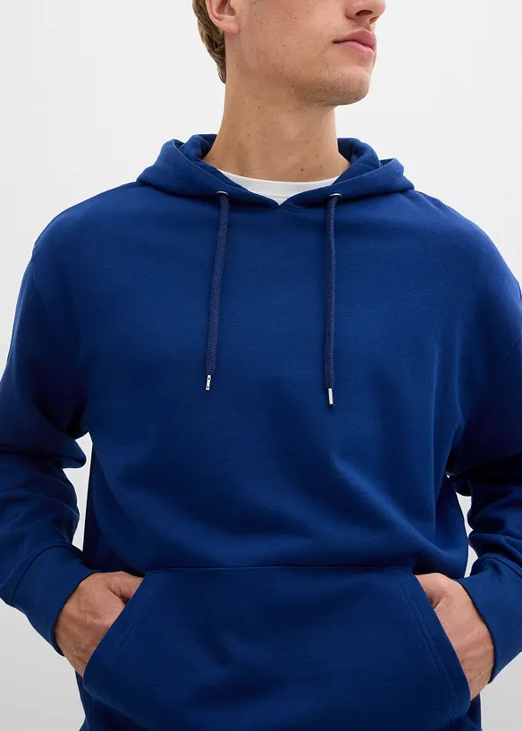 Sweat à capuche ample 100% coton, bonprix