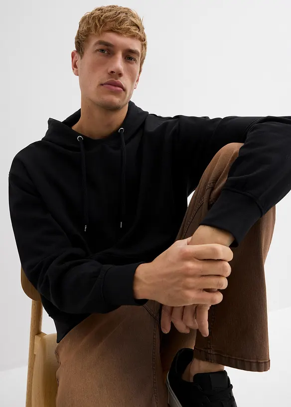 Hoodie aus reiner Bio-Baumwolle, Loose Fit, bonprix