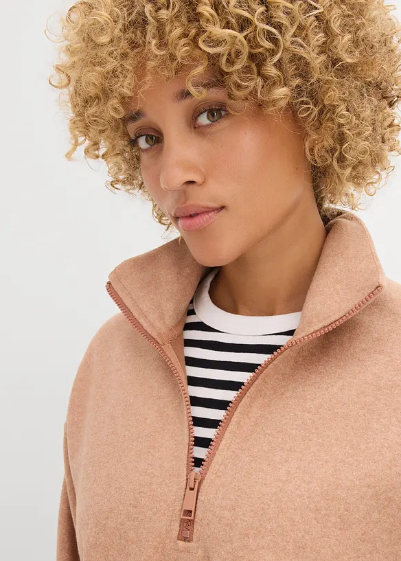 Oversize Pullover in Wolloptik, bonprix