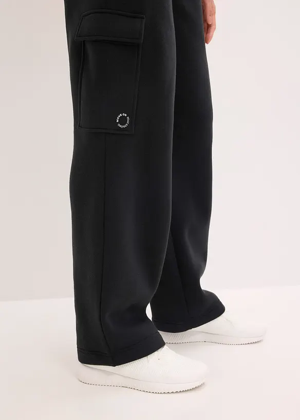 Thermo Funktions-Jogginghose mit weitem Bein, schnelltrocknend, bonprix
