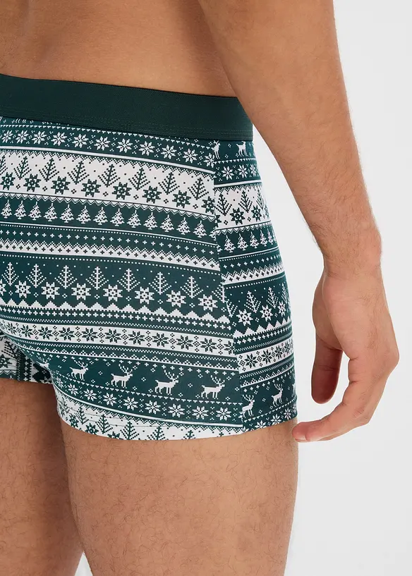 Lot de 3 boxers coton, bonprix