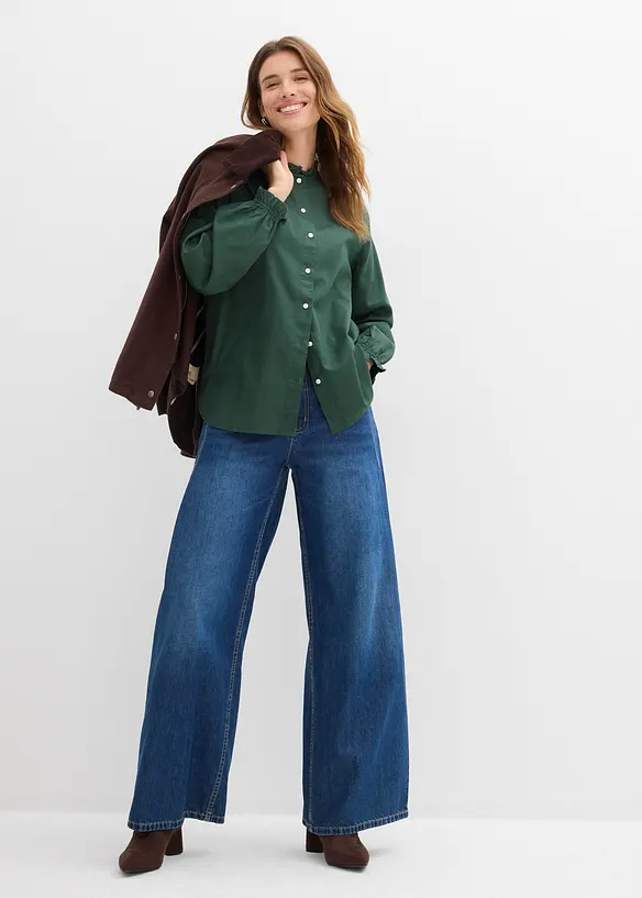 Bluse aus reiner Baumwolle, bonprix