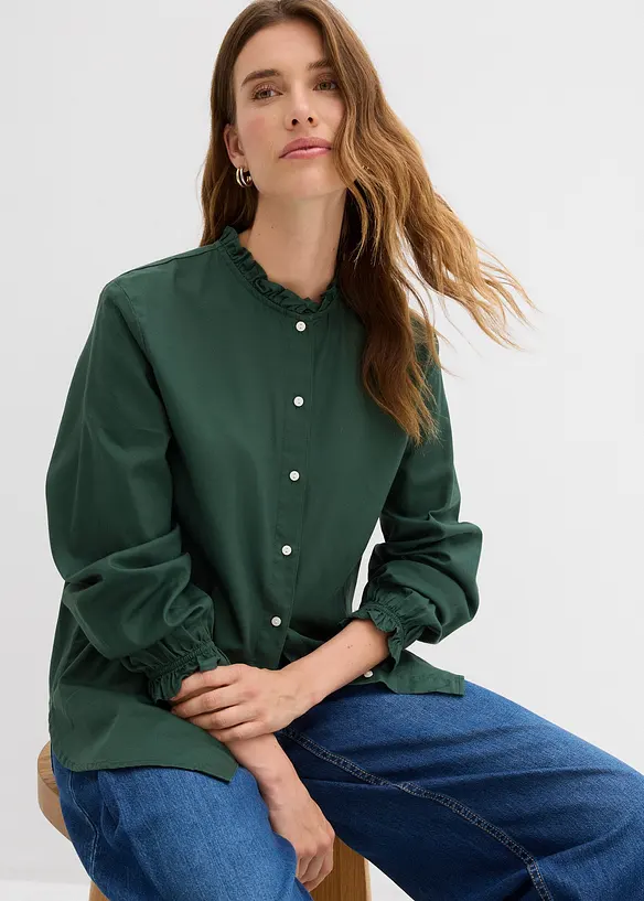 Bluse aus reiner Baumwolle, bonprix