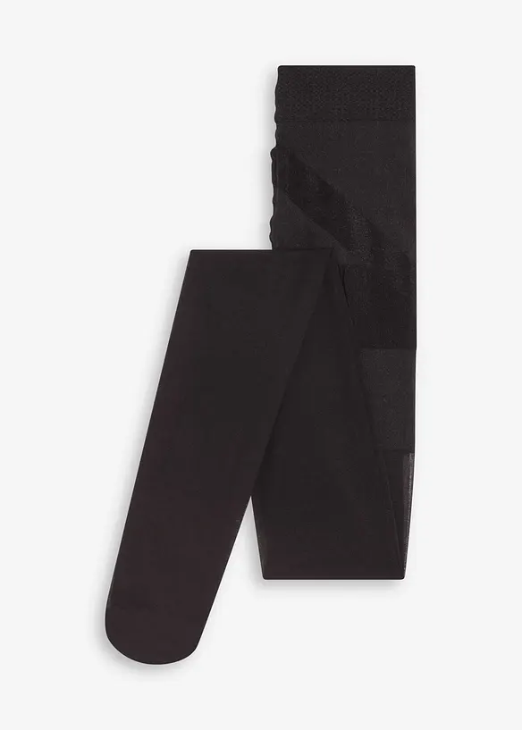 Semitransparente Strumpfhose mit Komfortbündchen + leichte Kompression, 30 DEN, bonprix