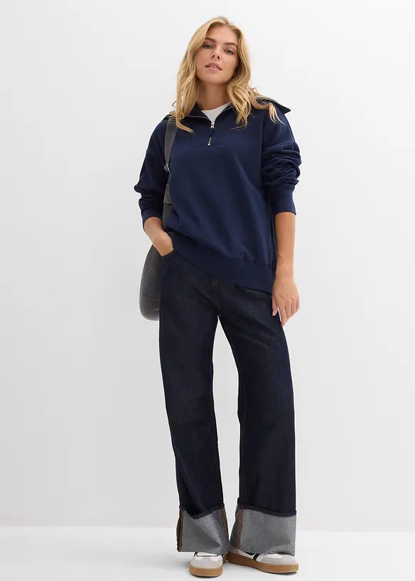 Troyer aus weichem Baumwoll-Mix, bonprix