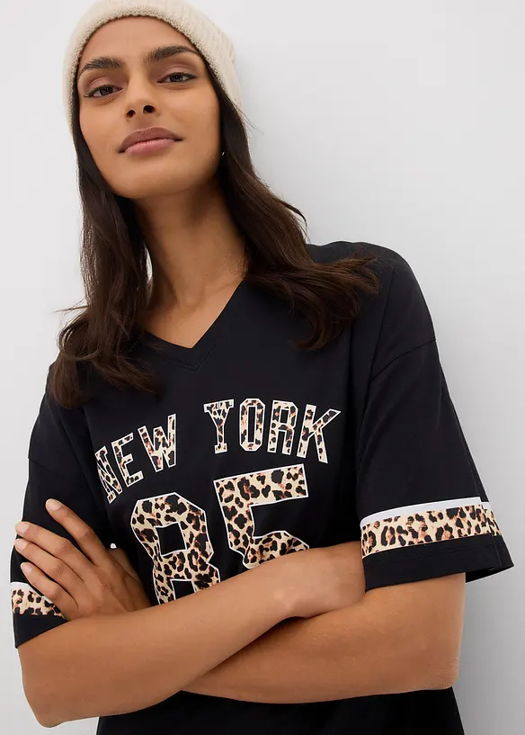 Oversize-Shirt aus reiner Bio-Baumwolle, bonprix