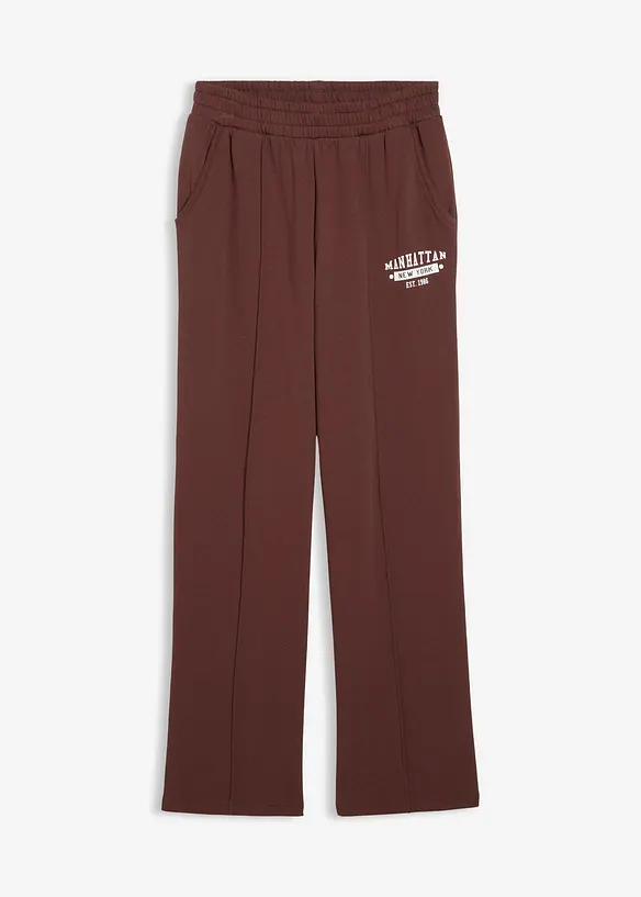 Pantalon en molleton 100% coton, bonprix