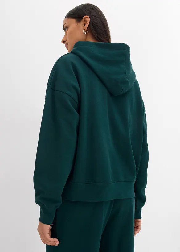Sweat oversize à capuche 100% coton, bonprix