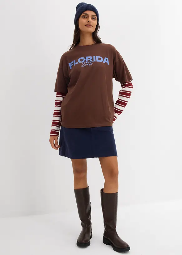 T-shirt oversize 100% coton, bonprix
