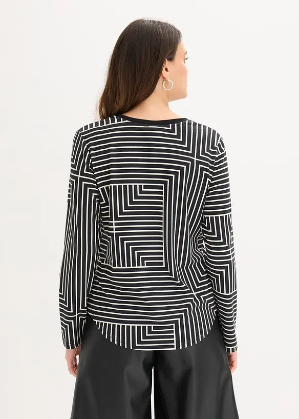 Viskose Langarmshirt, bonprix
