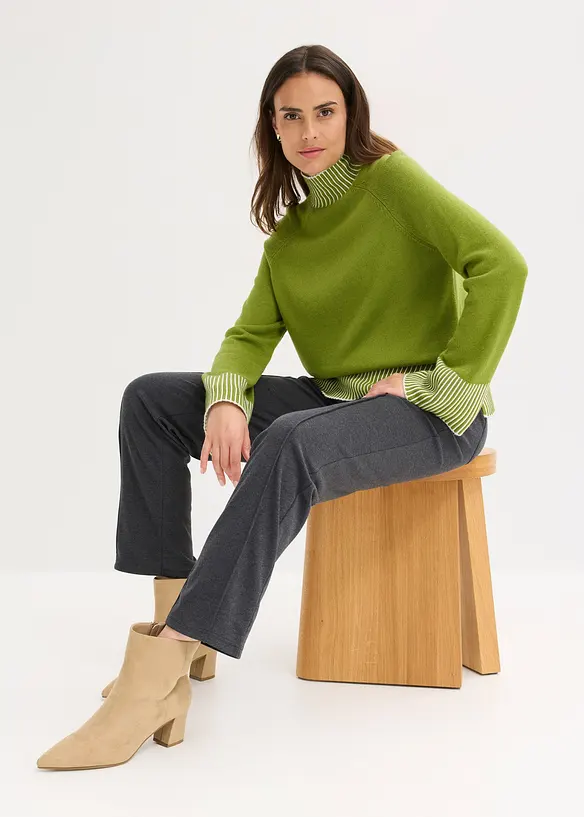 Stehkragenpullover, bonprix