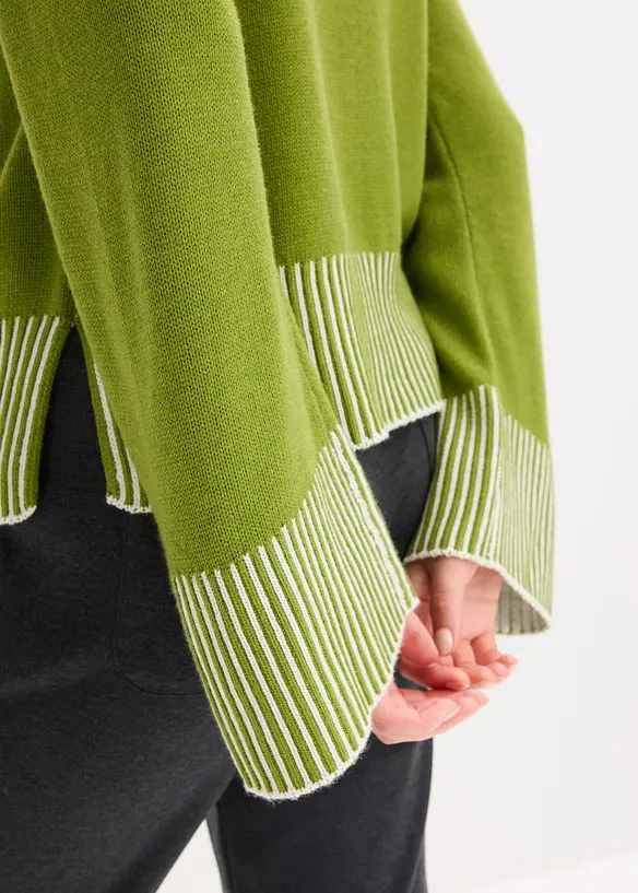 Stehkragenpullover, bonprix