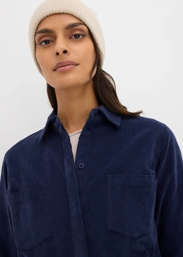 Figurbetontes Cordkleid, bonprix