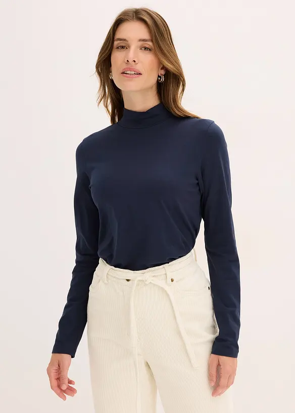 Figurbetontes Langarmshirt, bonprix