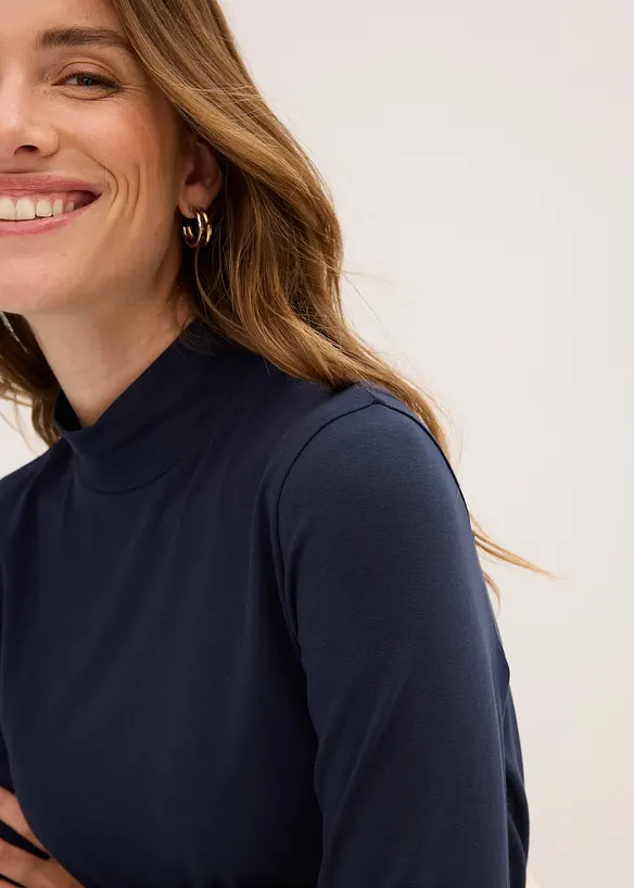 Figurbetontes Langarmshirt, bonprix