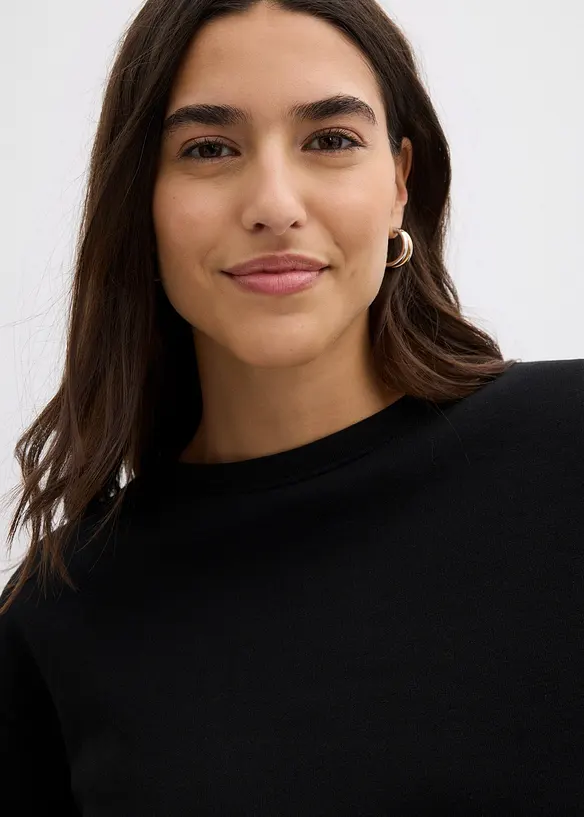 Sweat en coton mélangé, bonprix