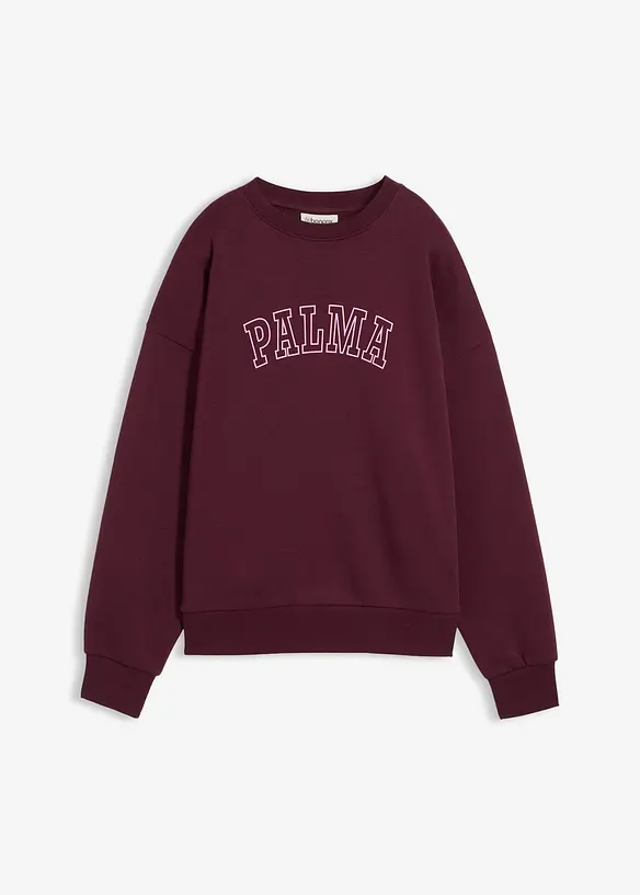 Oversize-Sweatshirt aus Baumwoll-Mix, bonprix