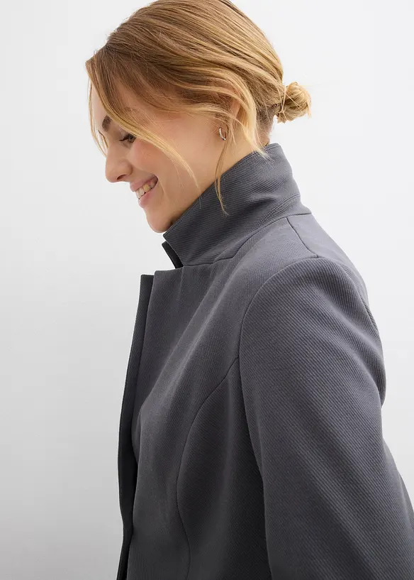 Sweatblazer mit fließender Viskose, bonprix