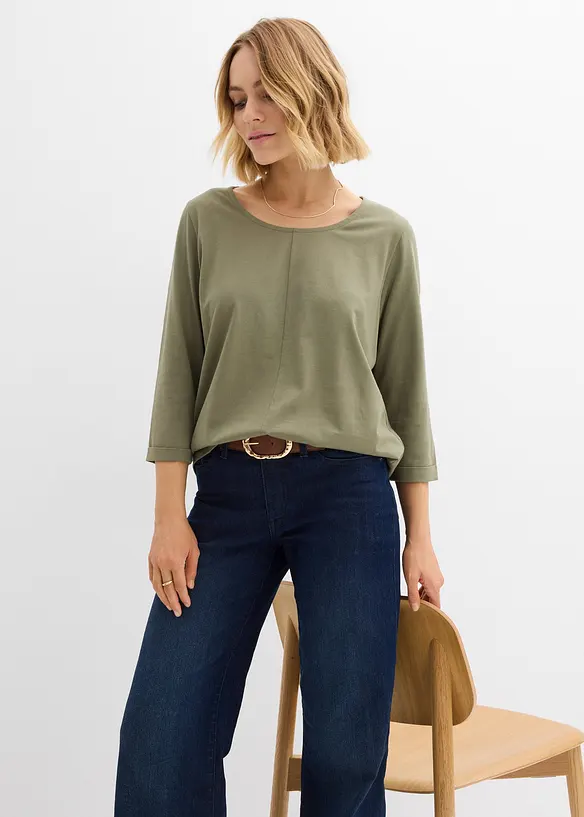 Shirt aus reiner Baumwolle, bonprix