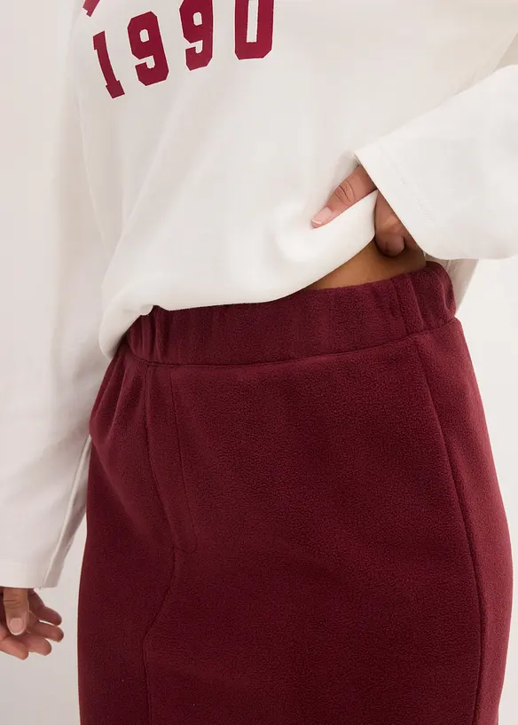 Midirock aus Polarfleece, bonprix
