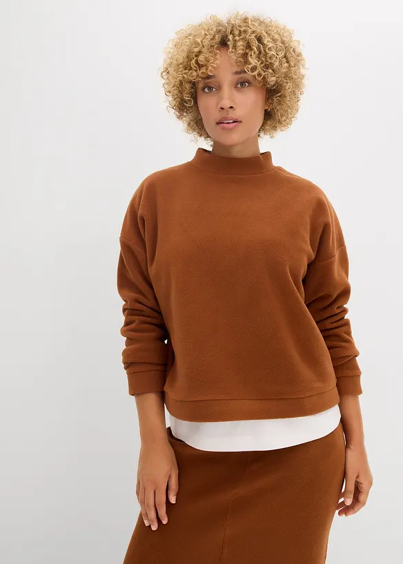 Fleecepullover, bonprix