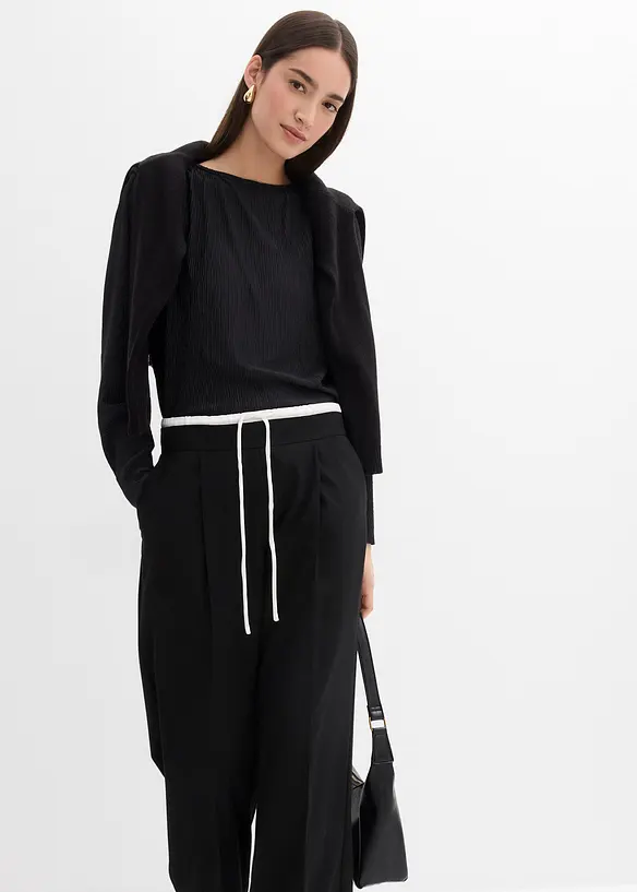 Weite Hose aus Viskose-Mix, bonprix