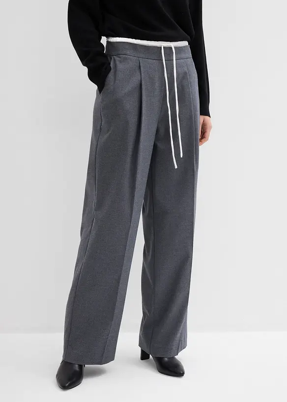 Weite Hose aus Viskose-Mix, bonprix