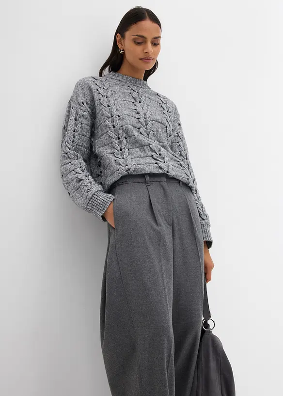 Hose mit Bequembund aus Viskose-Mix, bonprix