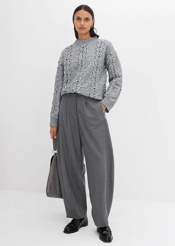 Hose mit Bequembund aus Viskose-Mix, bonprix