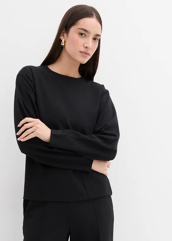 T-shirt manches longues en jersey milano, bonprix