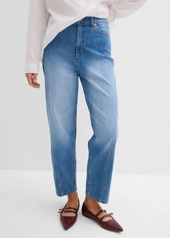 Baggy-Jeans High Waist, bonprix