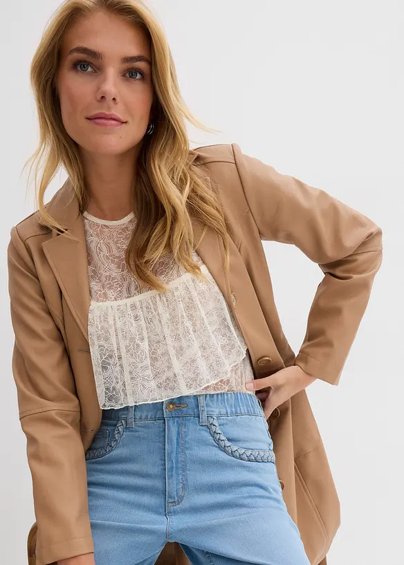 Straight-Jeans High Waist mit Taschendetails, bonprix