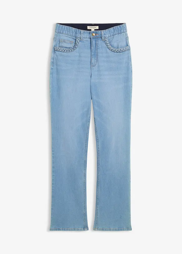 Straight-Jeans High Waist mit Taschendetails, bonprix