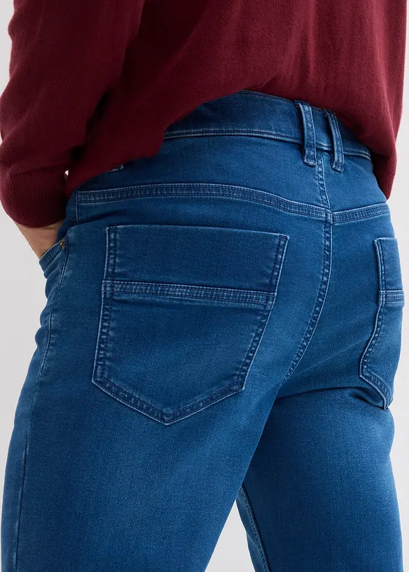 Classic Fit Jeans-Jogger mit Komfortbund, Straight, bonprix