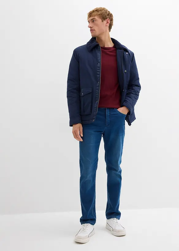 Classic Fit Jeans-Jogger mit Komfortbund, Straight, bonprix