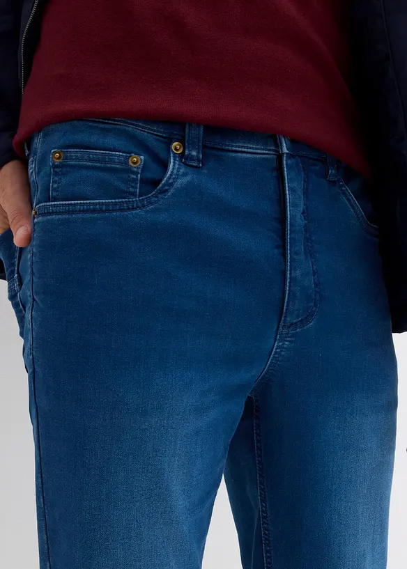 Classic Fit Jeans-Jogger mit Komfortbund, Straight, bonprix