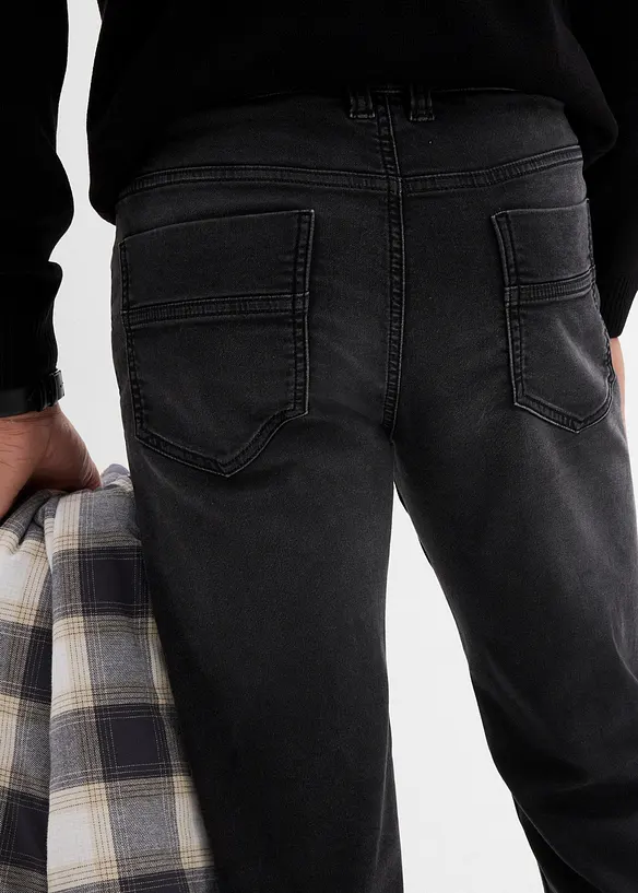 Classic Fit Jeans aus weichem Sweat-Denim mit Komfortbund, Straight, bonprix