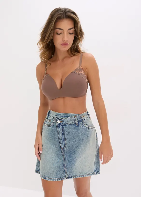 Schalen-BH ohne Bügel aus weichem Modal, bonprix