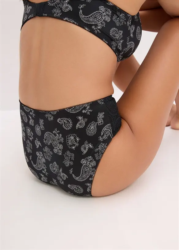 Maxislip mit zarter Spitze (2er Pack), bonprix