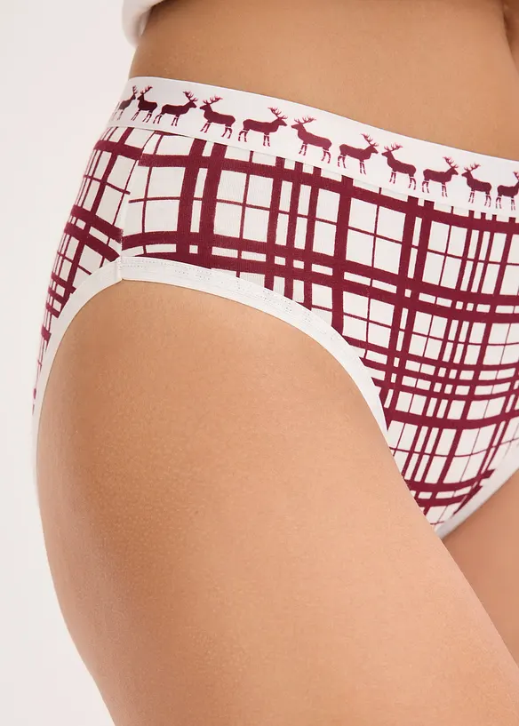 Maxislip mit Baumwolle (4er Pack), bonprix