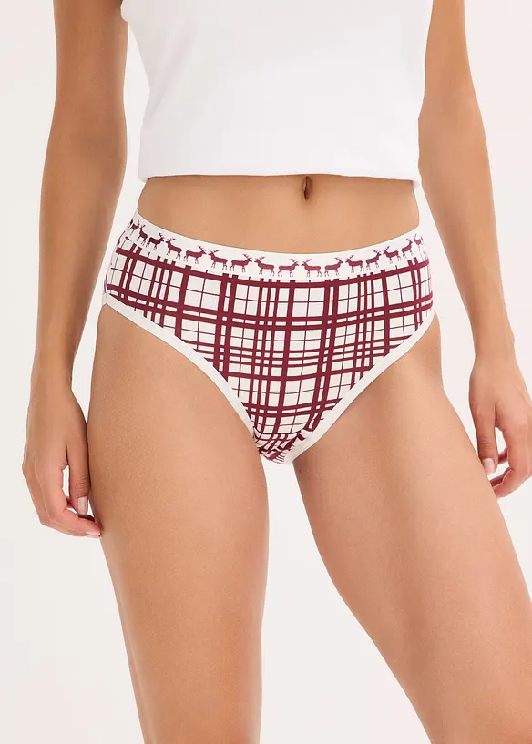 Maxislip mit Baumwolle (4er Pack), bonprix