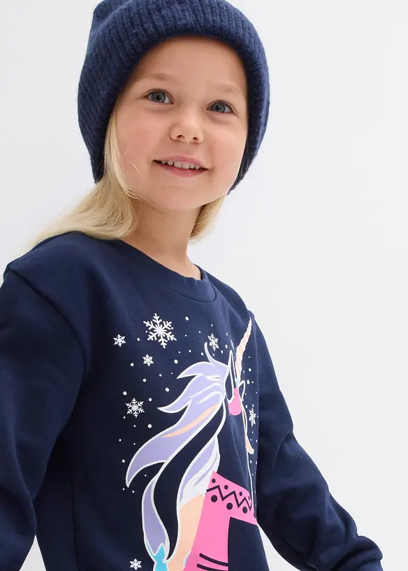 Robe en molleton 100% coton, bonprix