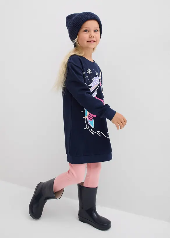 Robe en molleton 100% coton, bonprix