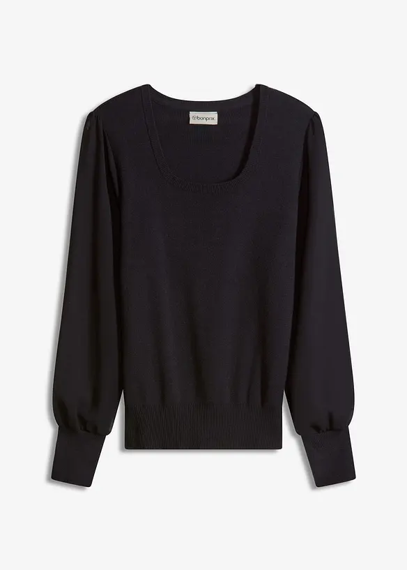 Pull doux en fine maille de viscose majoritaire, bonprix