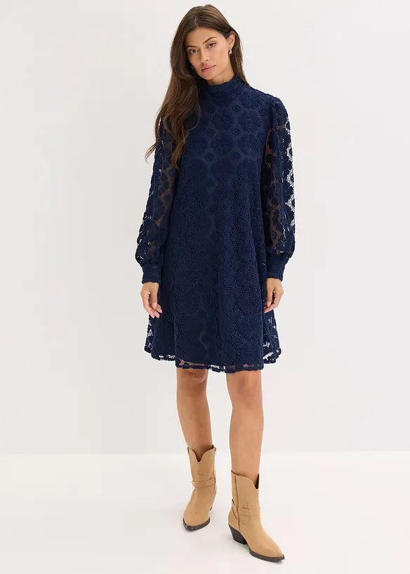 Robe courte en dentelle, bonprix